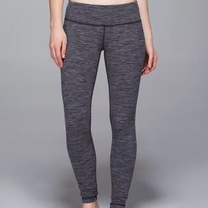 Lululemon Diamond Jacquard Wunder Under Pants